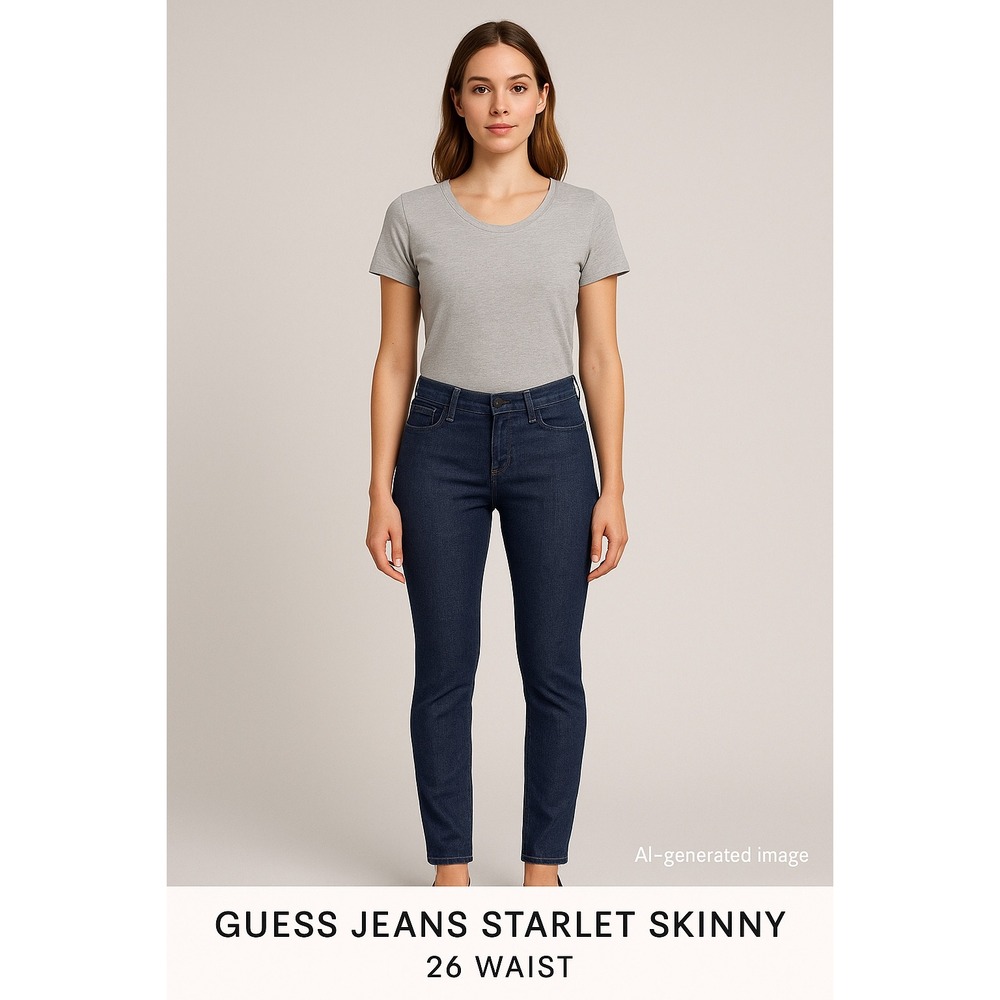 Guess Jeans Starlet Skinny Dark‎ Wash Women's 26 Waist